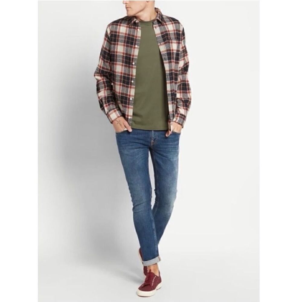 NUDIE Long John Television Blue Jeans